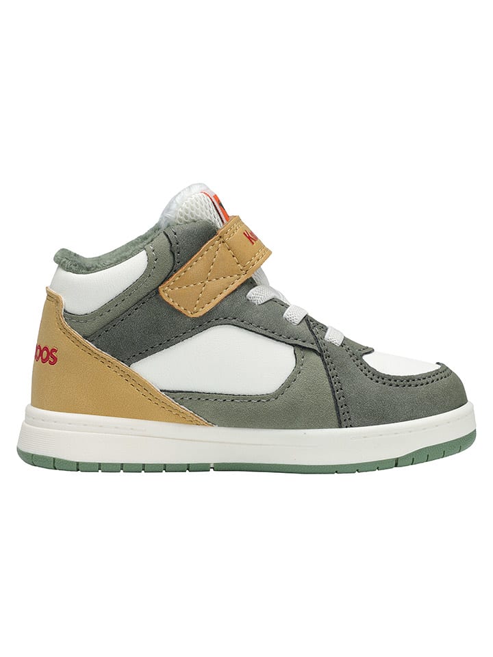 Кроссовки K-CPI Kalino Mid EV в белом/желтом/зеленом цвете Kangaroos — фото 4