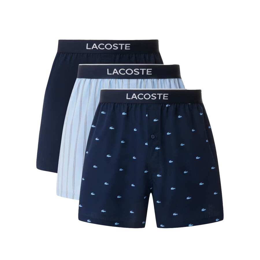 

Боксерские шорты LACOSTE, цвет Navy/Sky blue/Black
