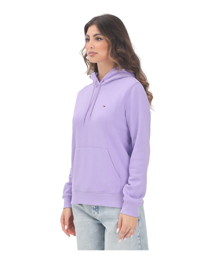 

Фиолетовая толстовка с капюшоном - базовый дизайн. Tommy Jeans, фиолетовый