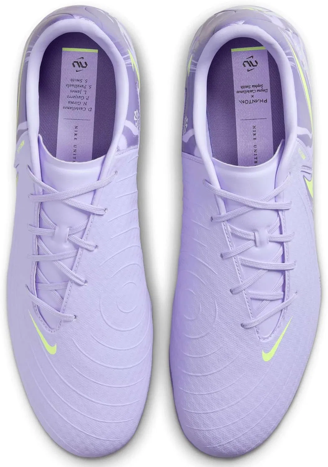 Мужские кроссовки Nike Phantom GX II Academy FGMG NU1 на шнуровке, Purpleagatebarelyvolt — фото 3