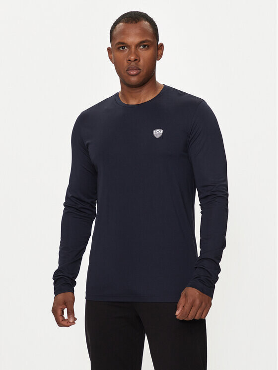 

Классический крой с длинным рукавом Ea7 Emporio Armani, черный