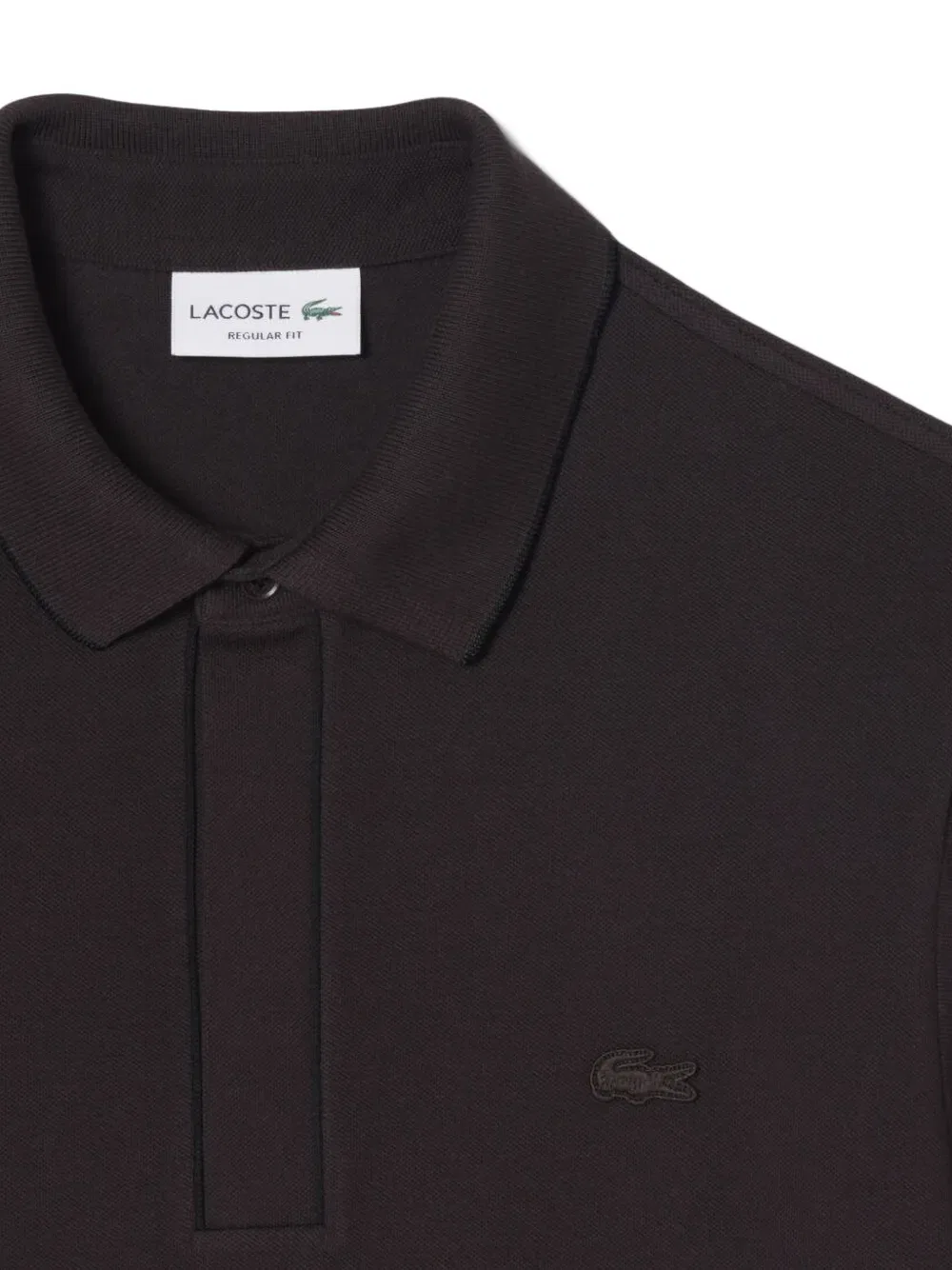Парижская рубашка поло с коротким рукавом Lacoste, коричневый — фото 4