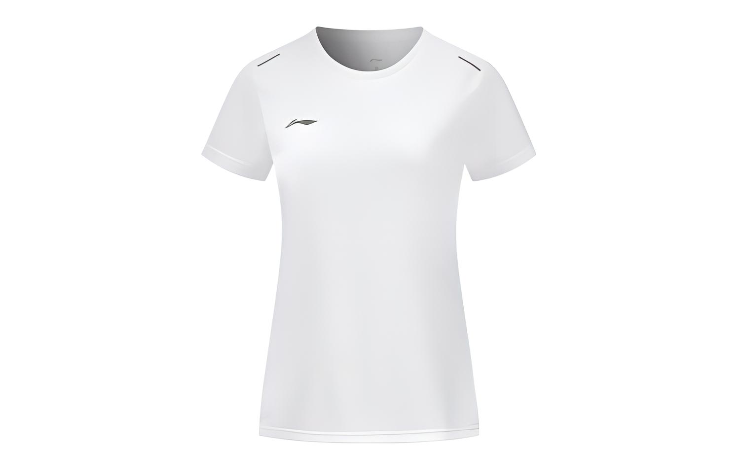 

LINING Футболка женская белая, Белый, LINING Футболка женская белая