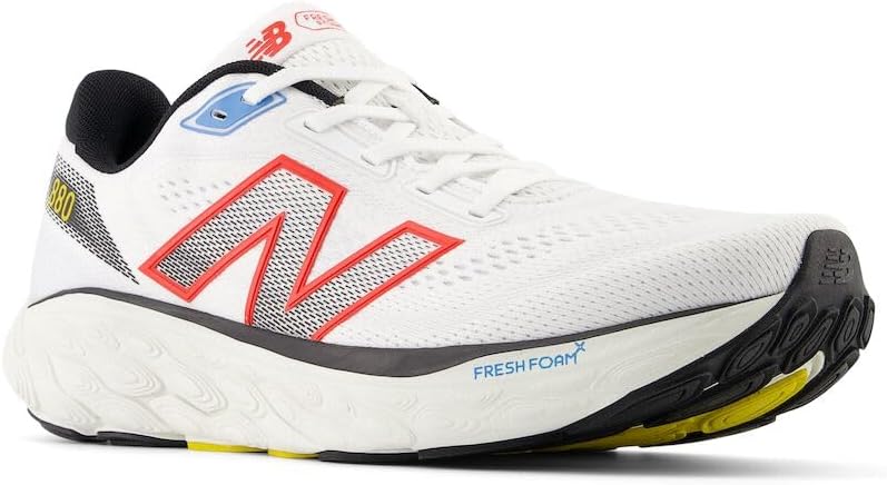 Мужские кроссовки для бега New Balance Fresh Foam X 880 V14, белый/черный — фото 4