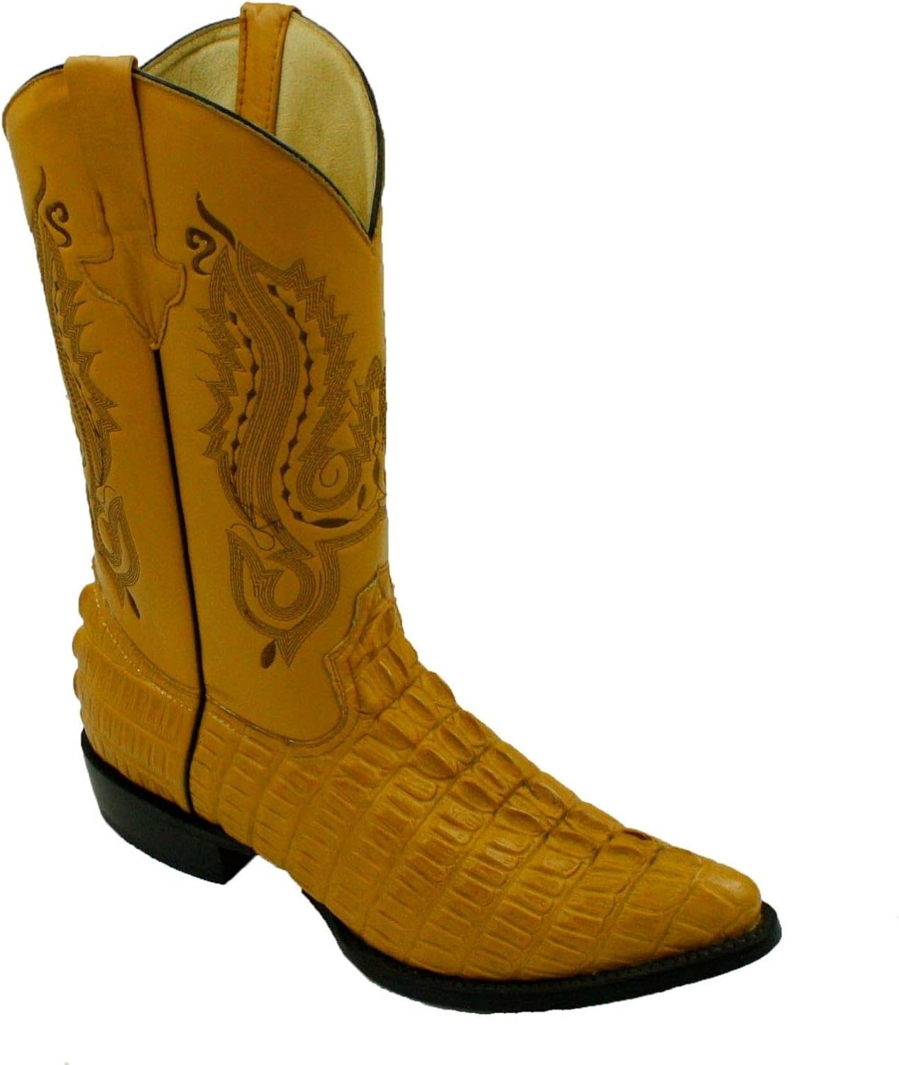 

Мужские западные сапоги из натуральной коровьей кожи с узором под крокодила Dona Michi