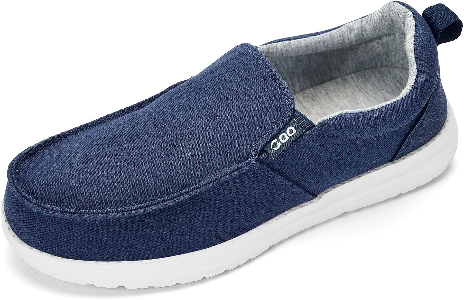 

Мужские слипоны RYIKA без шнурков, широкие, повседневные, из холщового материала, мужские мокасины, легкие нескользящие прогулочные туфли, мягкие кроссовки, темно-синий