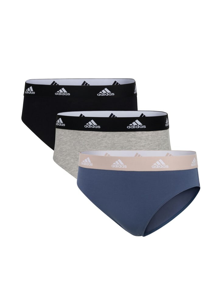 

Трусы adidas Slip Active Comfort Cotton, цвет schwarz, grau, blau