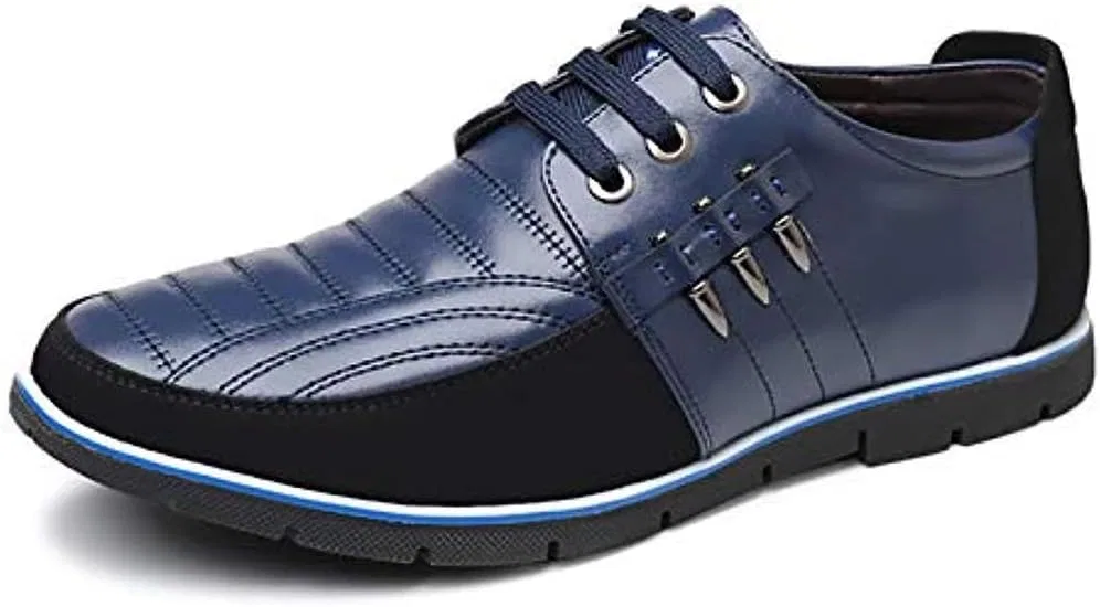 Оксфорды из велюровой кожи, slip-on, для вечеринок, синий Movefad — фото 4