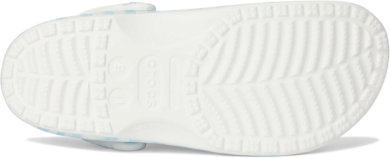 Кроксы Unisex Classic Clog - Seasonal GraphicHolzschuh Crocs, White Blue 1 — фото 3