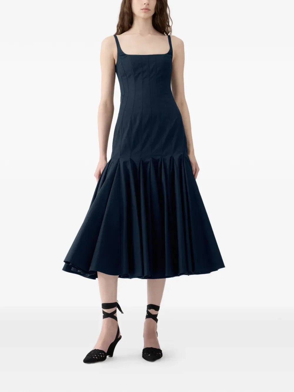 Платье с плиссировкой «Агава» Jacquemus, синий — фото 2