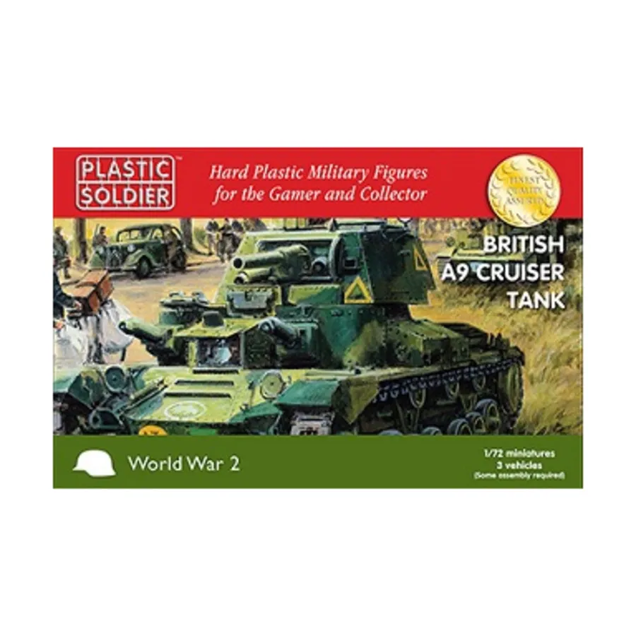 

Британский крейсерский танк А9, WWII Miniatures - British (1:72)