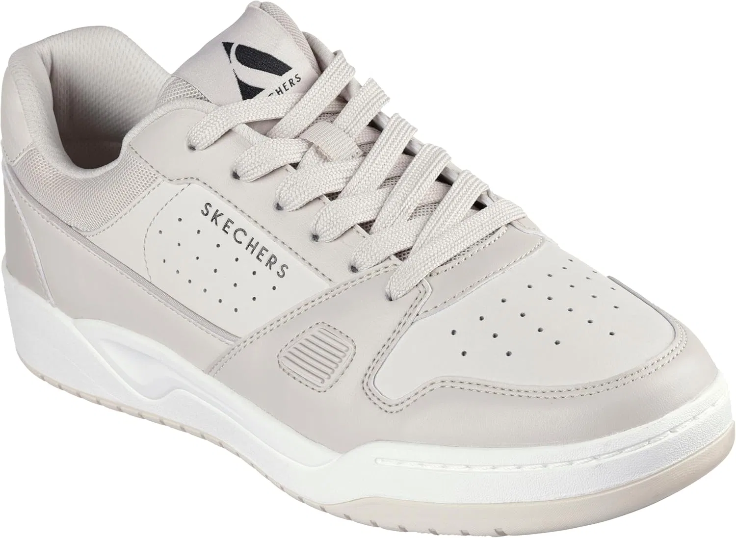 Туфли Skechers Adult Master Item Koopa Court Tiebreak Beige, Beige Off White