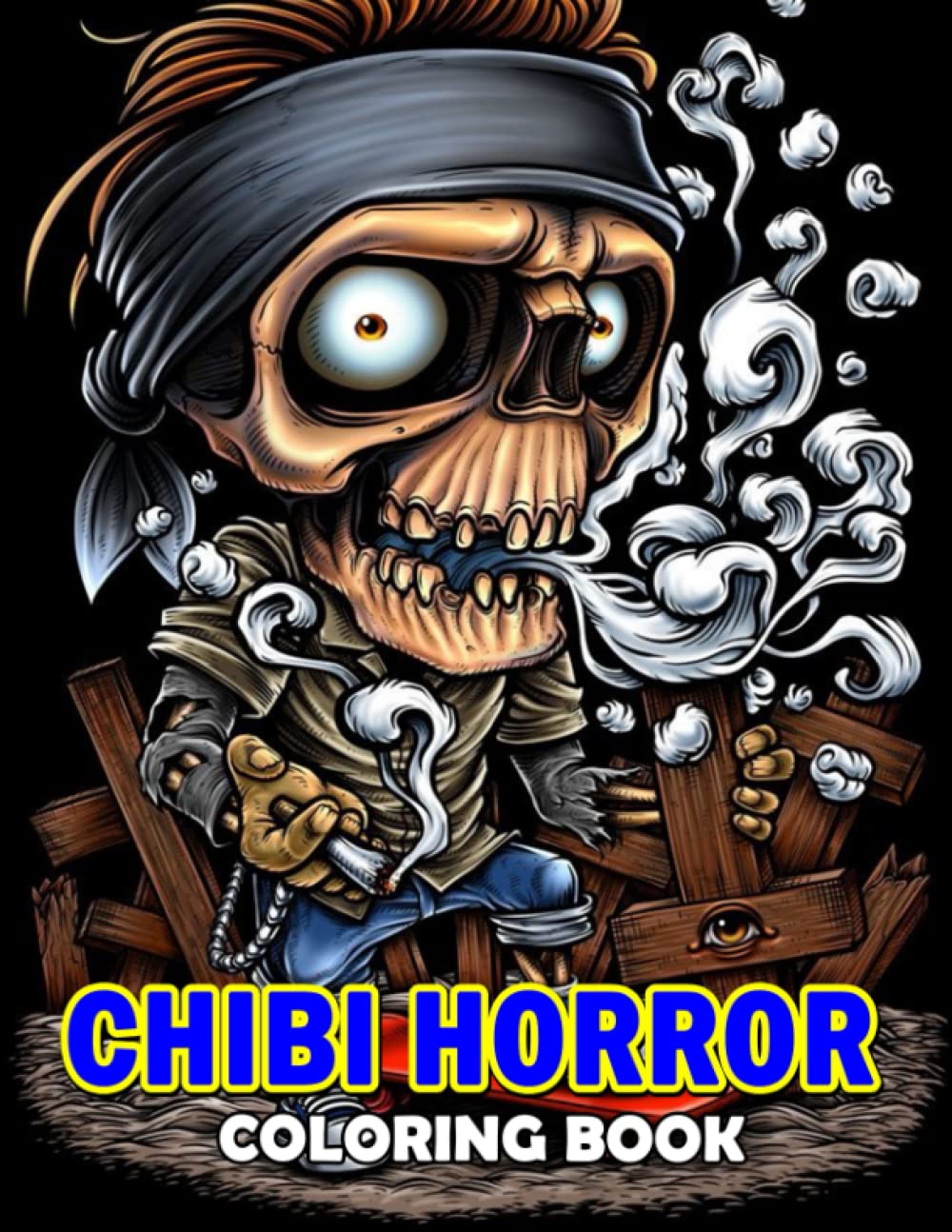 

Chibi Horror Coloring Book: Pastel Goth Spooky And Chibi Coloring Pages For Adults, Teens & Kids To Relieve Stress And Relax (Independently published)