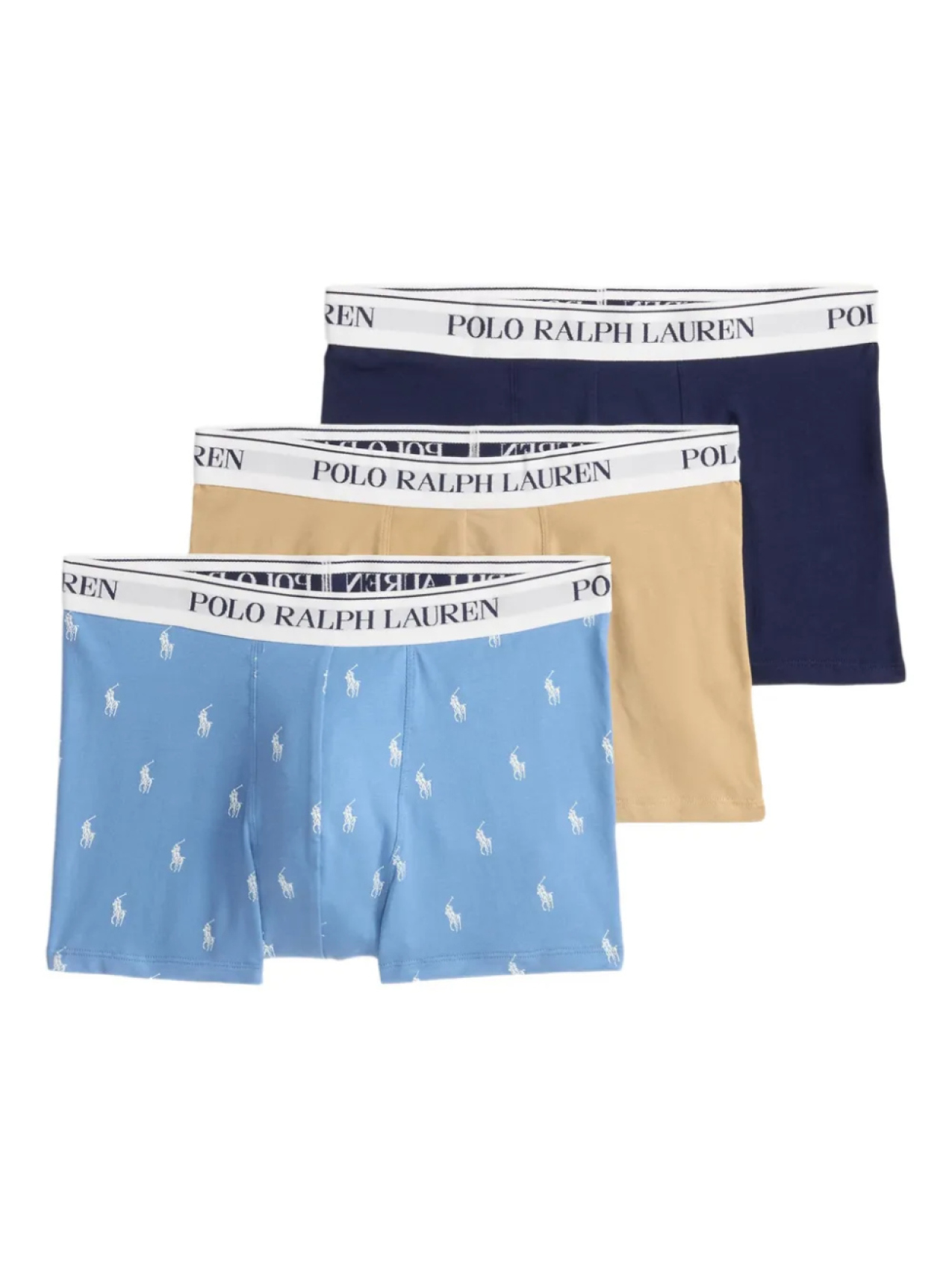 

Polo Ralph Lauren комплект из трех боксеров с логотипом, синий