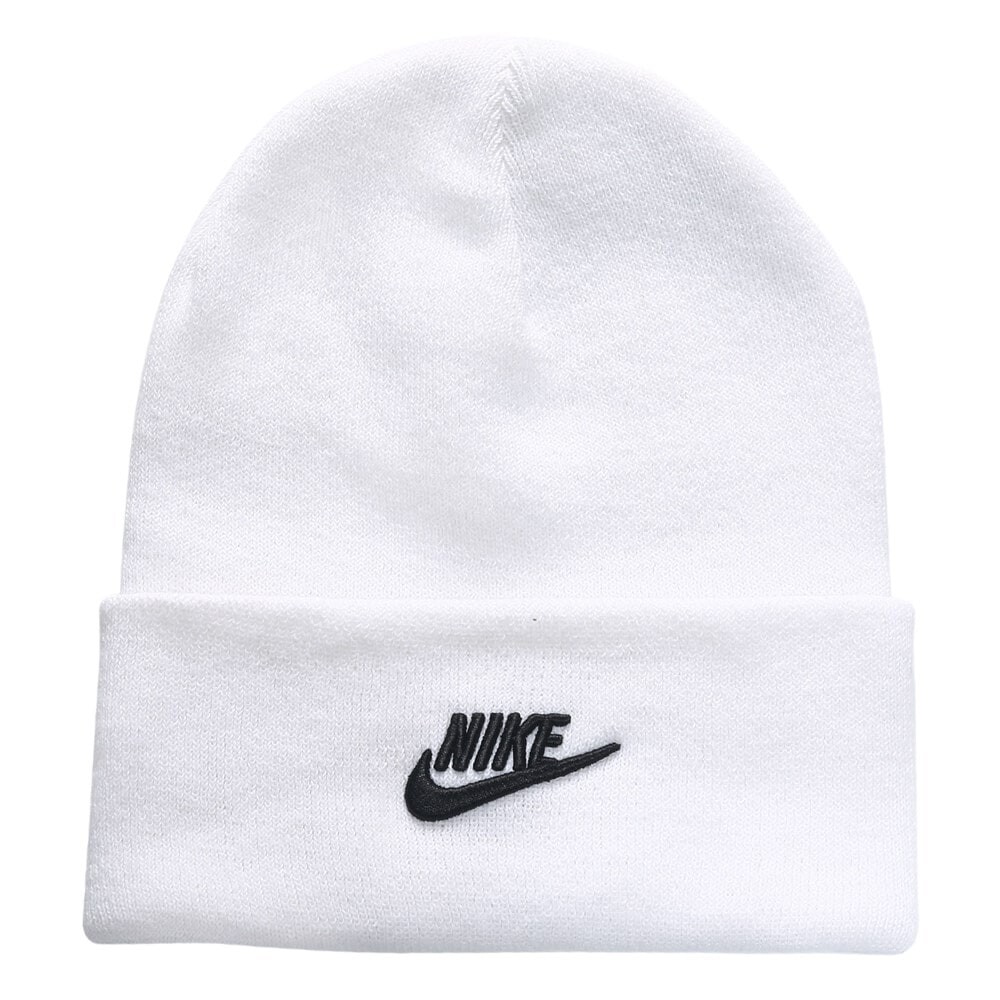 

Вязаная шапка-бини Peak Futura с манжетами Nike, белый