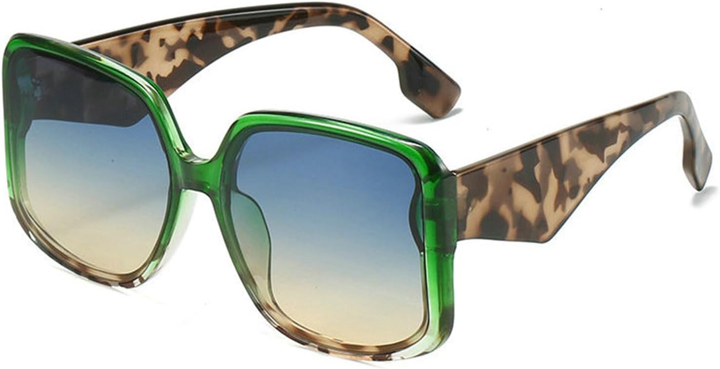 

Модные квадратные солнцезащитные очки большого размера для женщин и мужчин в стиле ретро, ​​роскошные, винтажные, прямоугольные, с большой оправой, защита от ультрафиолета UV400 helena, C7