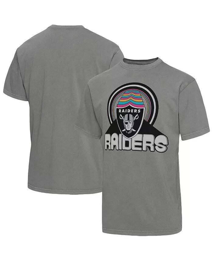 

Мужская графитовая футболка Las Vegas Raiders Wonderland Infinity Vibe Junk Food