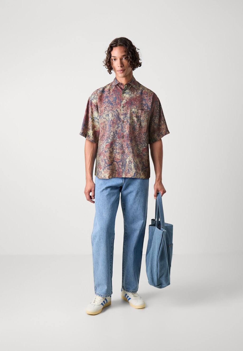 

Рубашка JCOLAVA BOXY Jack & Jones, коричневый