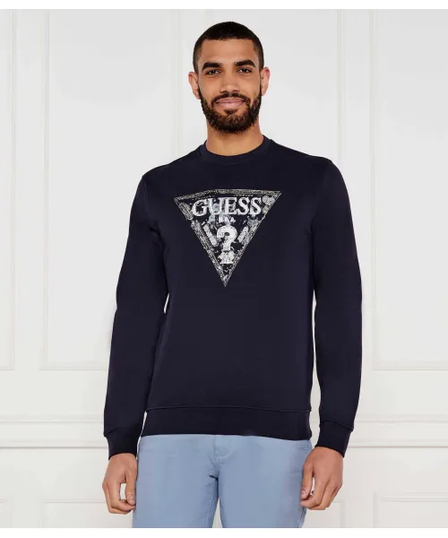 

Толстовка Slim fit Guess Jeans, синий