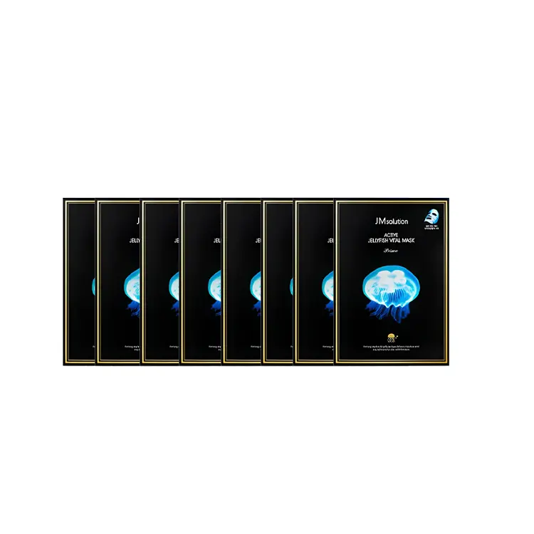 

JM Solution Bouncy Jellyfish Facial Masks успокаивающие, увлажняющие и питательные 10 штук/10 штук *2/10 штук *3 JMsolution, 10pcs/box*8