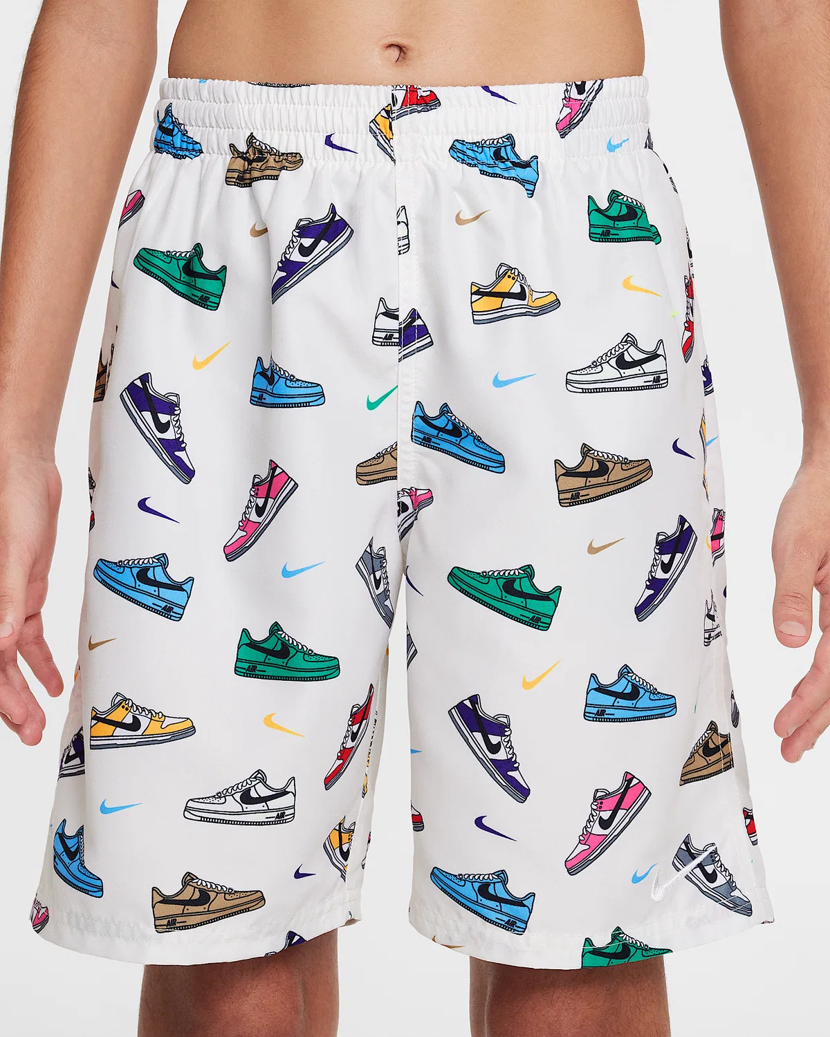 Детские (мальчиковые) плавки Nike Swim Breaker 7" с боксерской подкладкой, Sail — фото 2