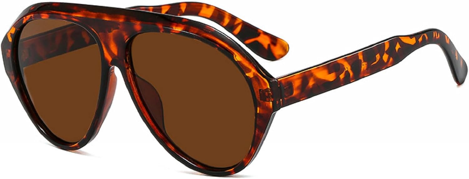 

Модные овальные солнцезащитные очки-пилот класса люкс 2024 года для женщин и мужчин, ретро-очки с увеличенной оправой, трендовые оттенки, защита от УФ-излучения UV400 mincl, C7