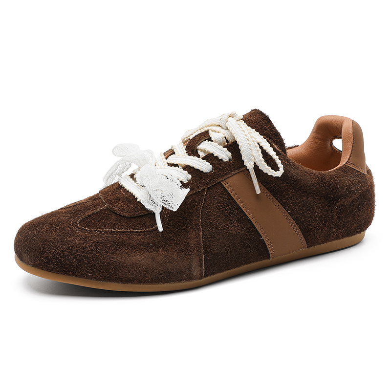 

V05 Коричневые мужские кеды низкие, цвет Brown Men's