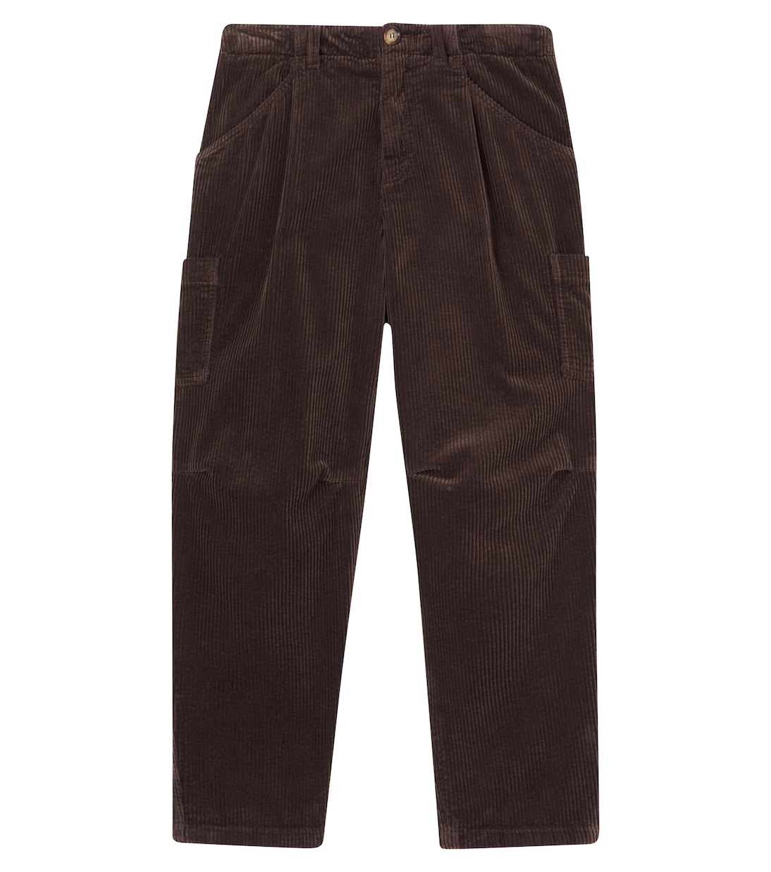 

Хлопковые вельветовые брюки Brunello Cucinelli Kids, Moro