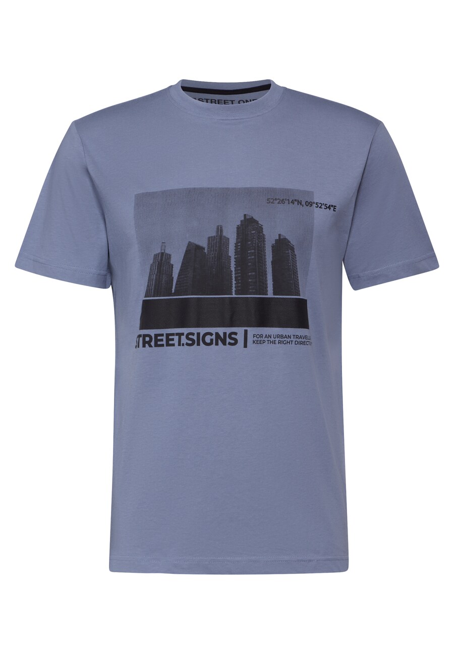 

Лонгслив Street One MEN Shirt, серый