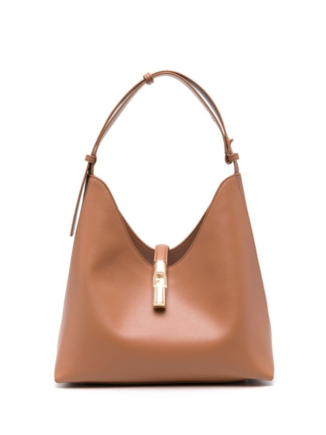 

Furla сумка-тоут с логотипом, коричневый