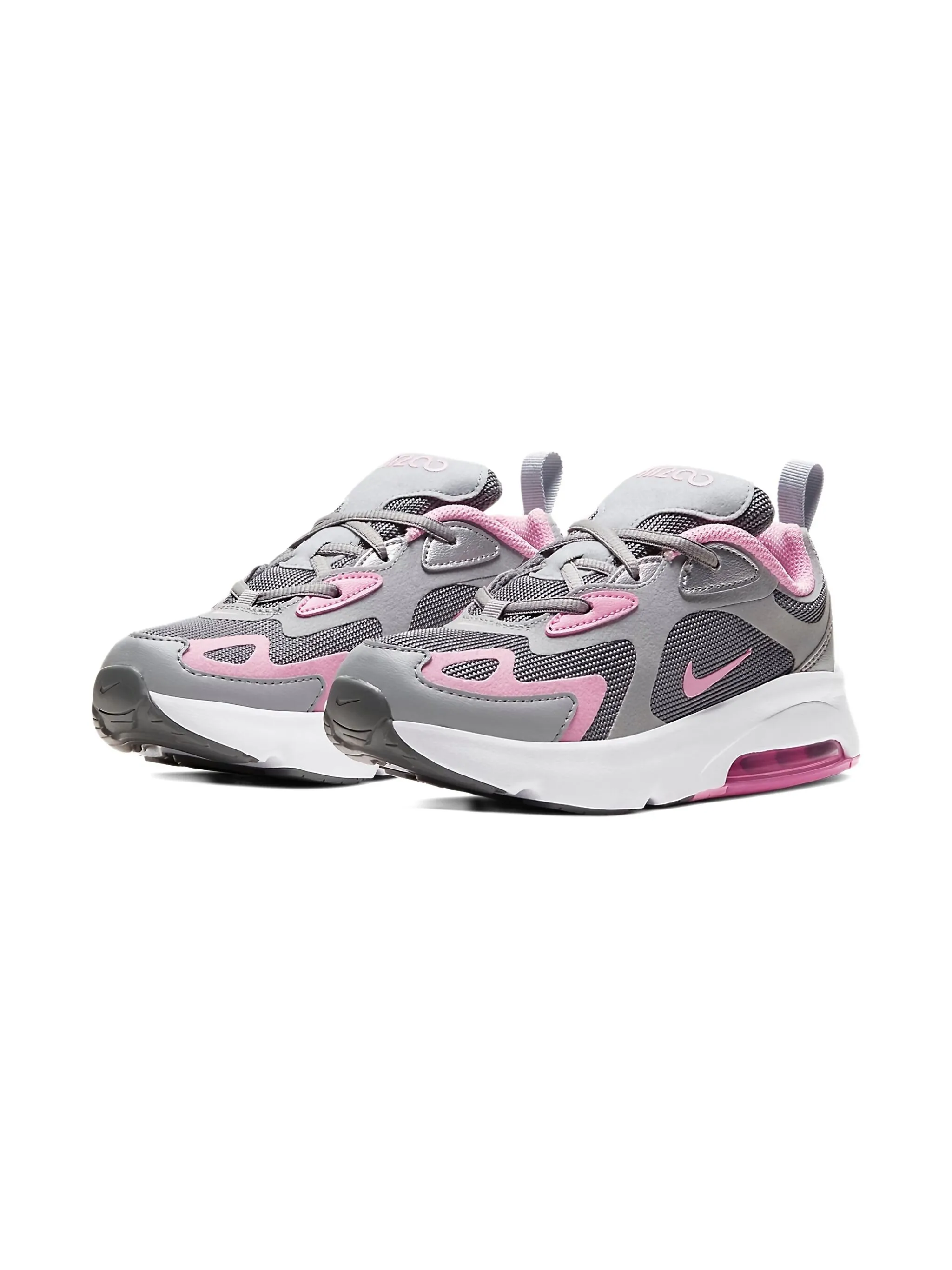 Кроссовки Air Max 200 Smoke Grey/Pink Nike Kids, серый — фото 2