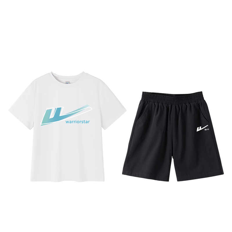 

Детская повседневная спортивная одежда WARRIOR, белый/h gradient pattern-черный/h return белый k