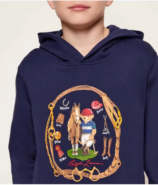 Сезонная толстовка regular fit Polo Ralph Lauren, темно-синий — фото 4