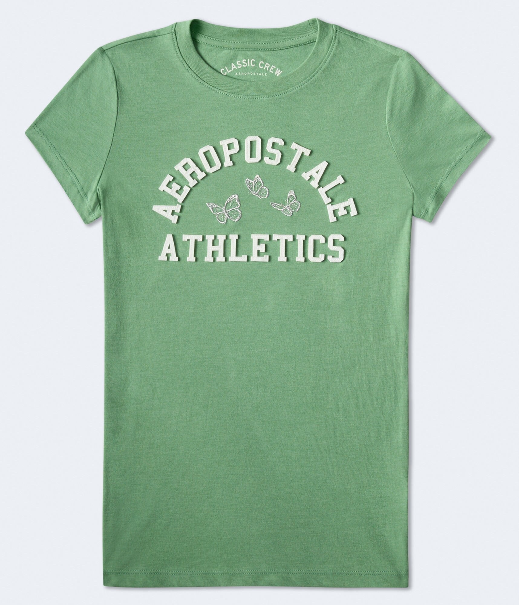 

Футболка с графической аппликацией Aeropostale Athletics, зеленый