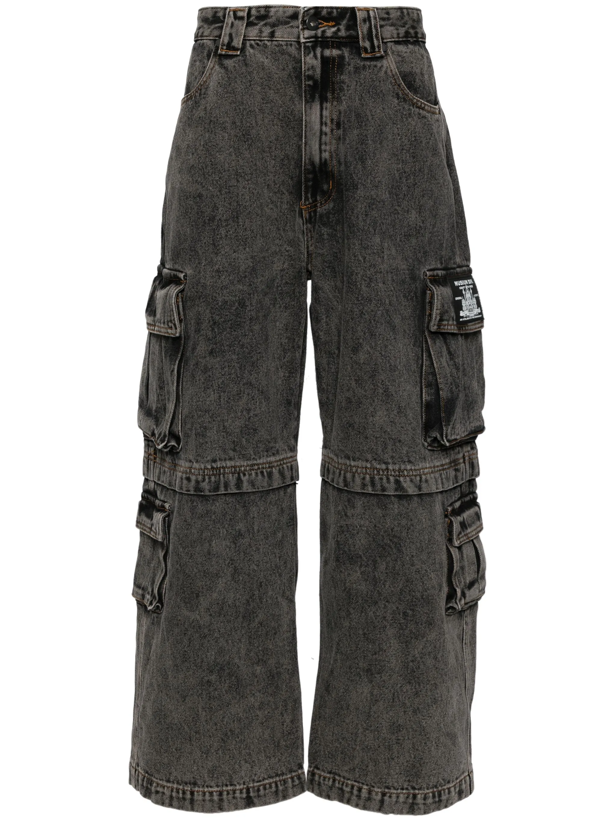 

Брюки карго с нашивкой-логотипом Musium Div., черный