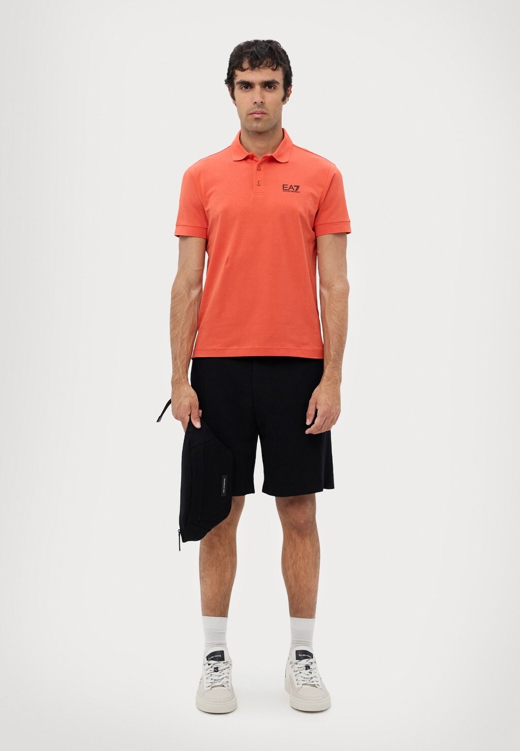 

Рубашка поло EA7 Emporio Armani, красный