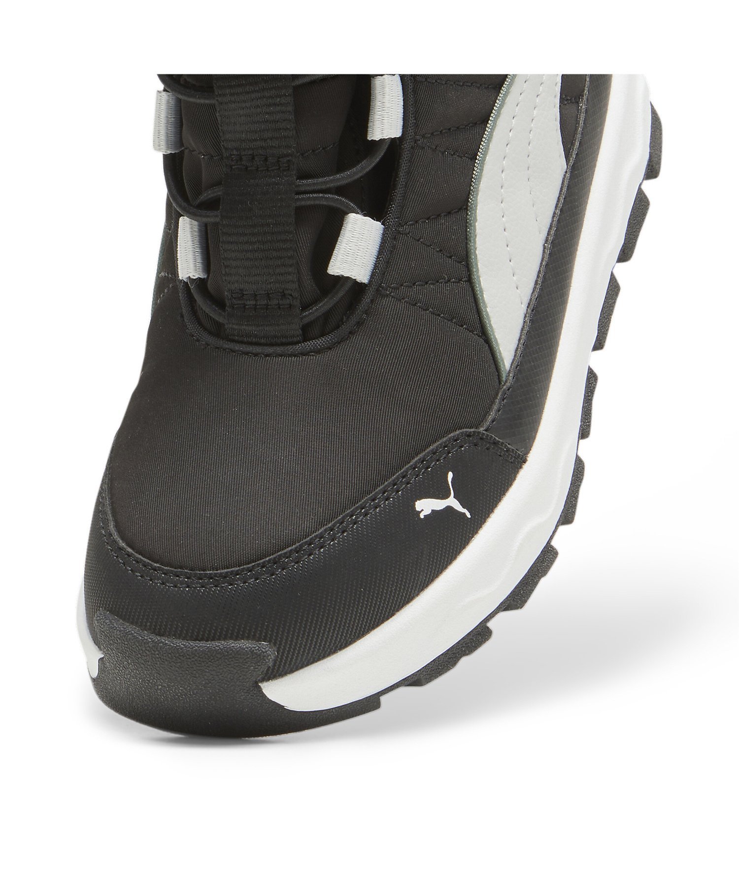 Детские бутсы Puma Evolve Puretex, размеры 17-21 см. Puma, PUMA Black-Ash — фото 2