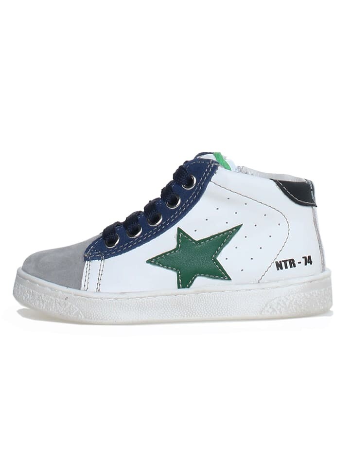 

Высокие кроссовки Naturino Leder-Sneakers Pinn, цвет Grün/Hellblau