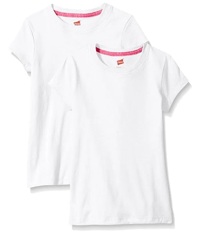 Футболка хлопковая джерси 2 шт. Hanes, Black