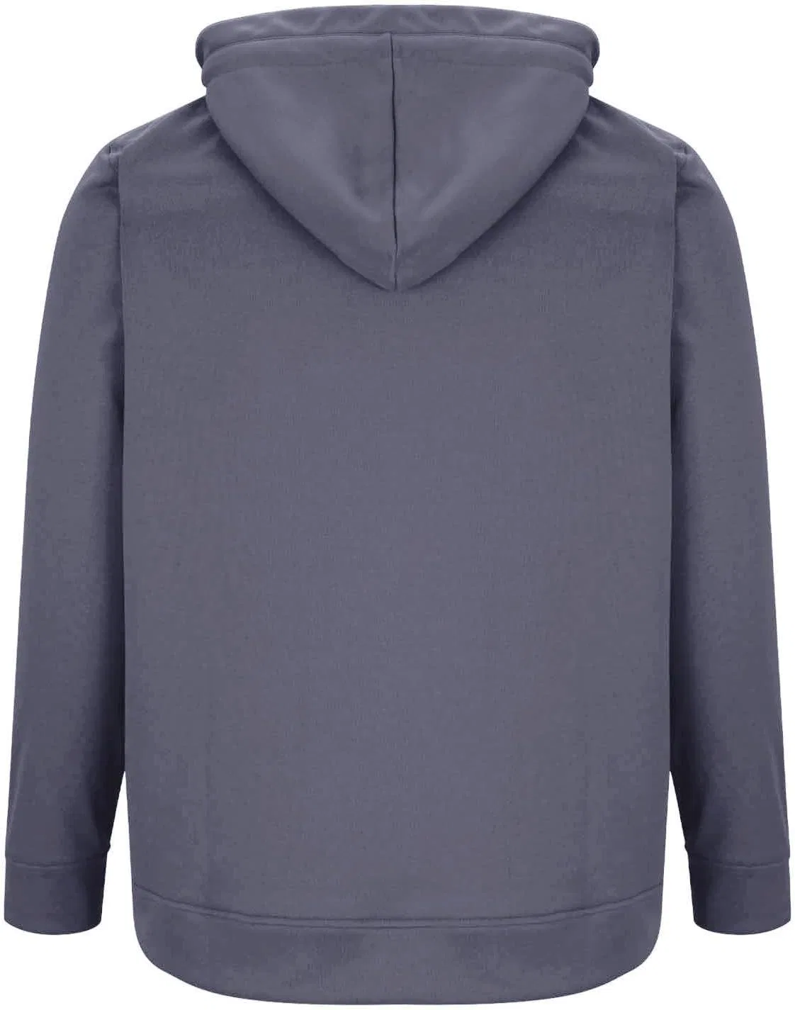 Детская худи на молнии, флисовая, толстая, Dark Gray — фото 4