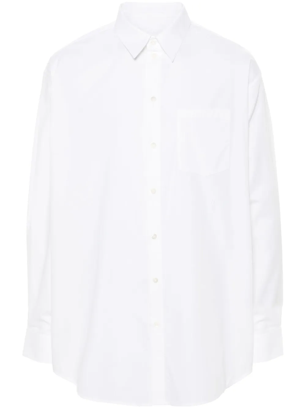 

Поплиновая рубашка Helmut Lang, белый