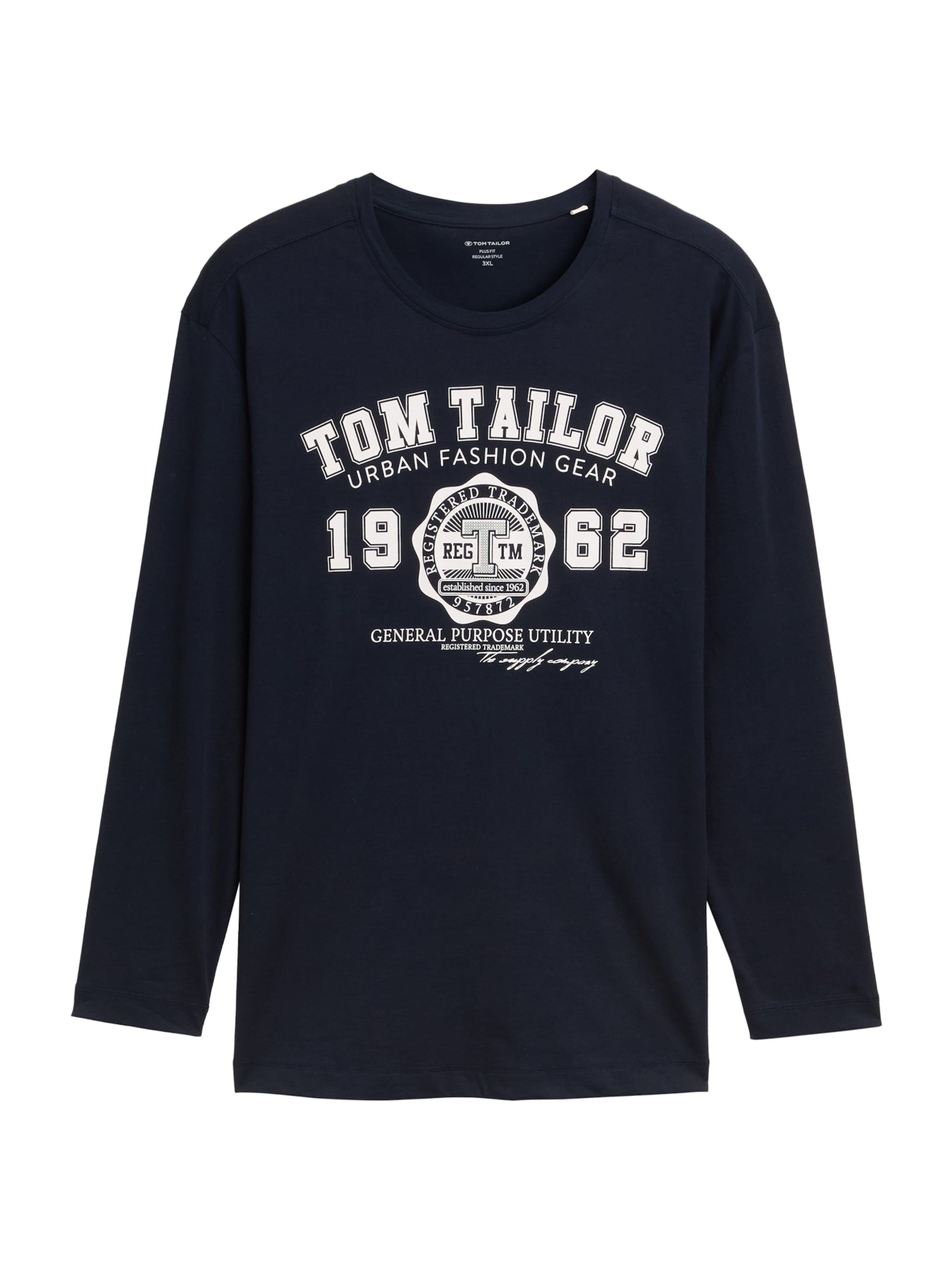 

TOM TAILOR Men + Лонгслив в цвете Navy