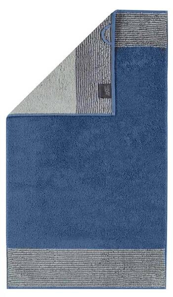 

Гостевое полотенце Cawö Luxury Home Two-Tone 1er Pack, 50x10x30 см, синий