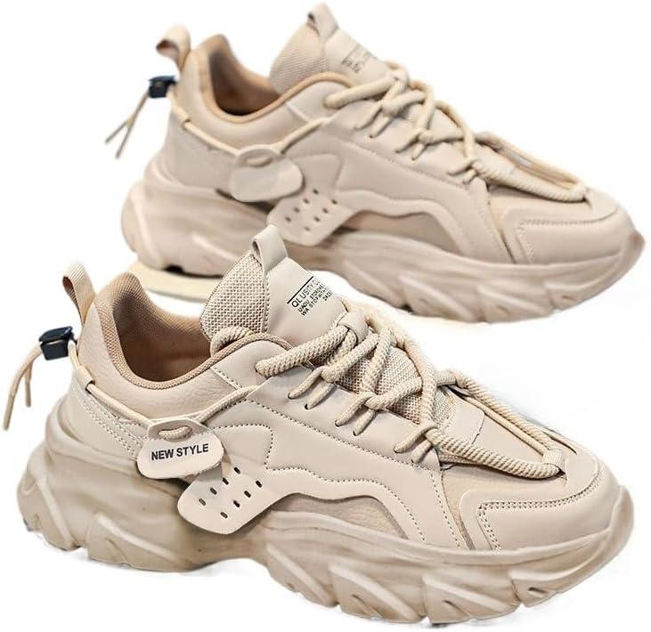 

Мужские массивные кроссовки на платформе - удобные дышащие беговые кроссовки-слипоны - легкие бело-черные прогулочные кроссовки с блестками и стразами Hhhchpm