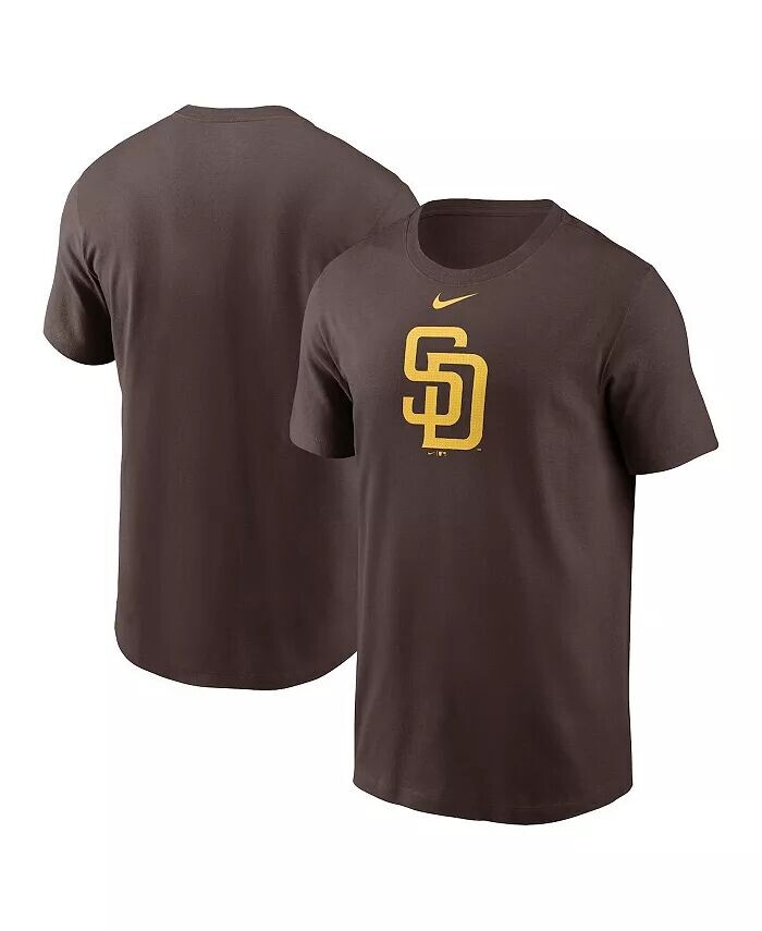 

Мужская коричневая футболка с логотипом San Diego Padres Fuse Nike, коричневый