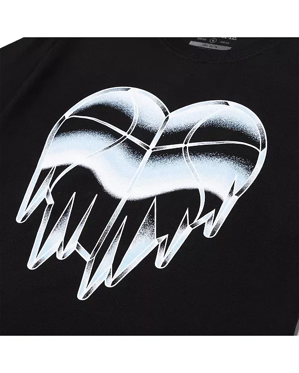 Футболка Cold Hearts Iced Tee - для детей постарше Overtime, Black — фото 2