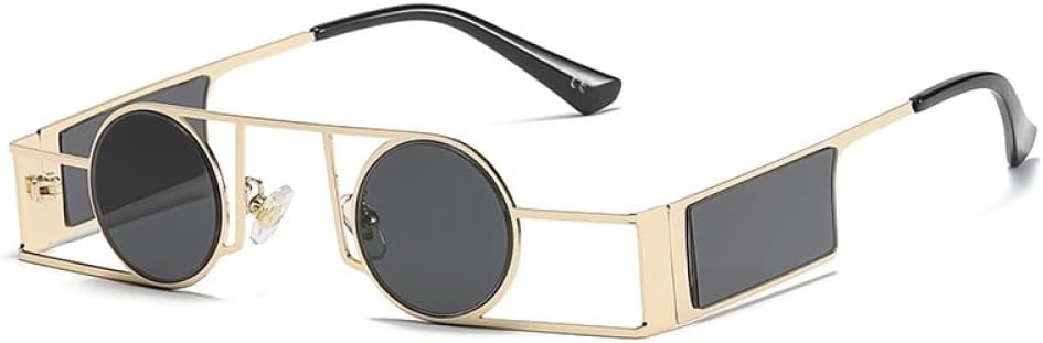 

Круглые солнцезащитные очки в стиле панк для мужчин, очки в стиле стимпанк, женские солнцезащитные очки в стиле ретро Vasos Decorativos Gafas De Sol Zonnebril XLUMIO, G06