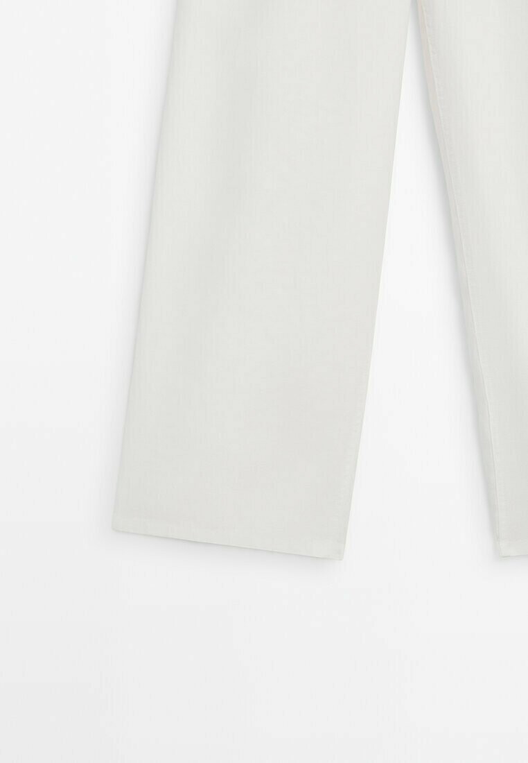 

Брюки Wide-Leg Massimo Dutti, белые