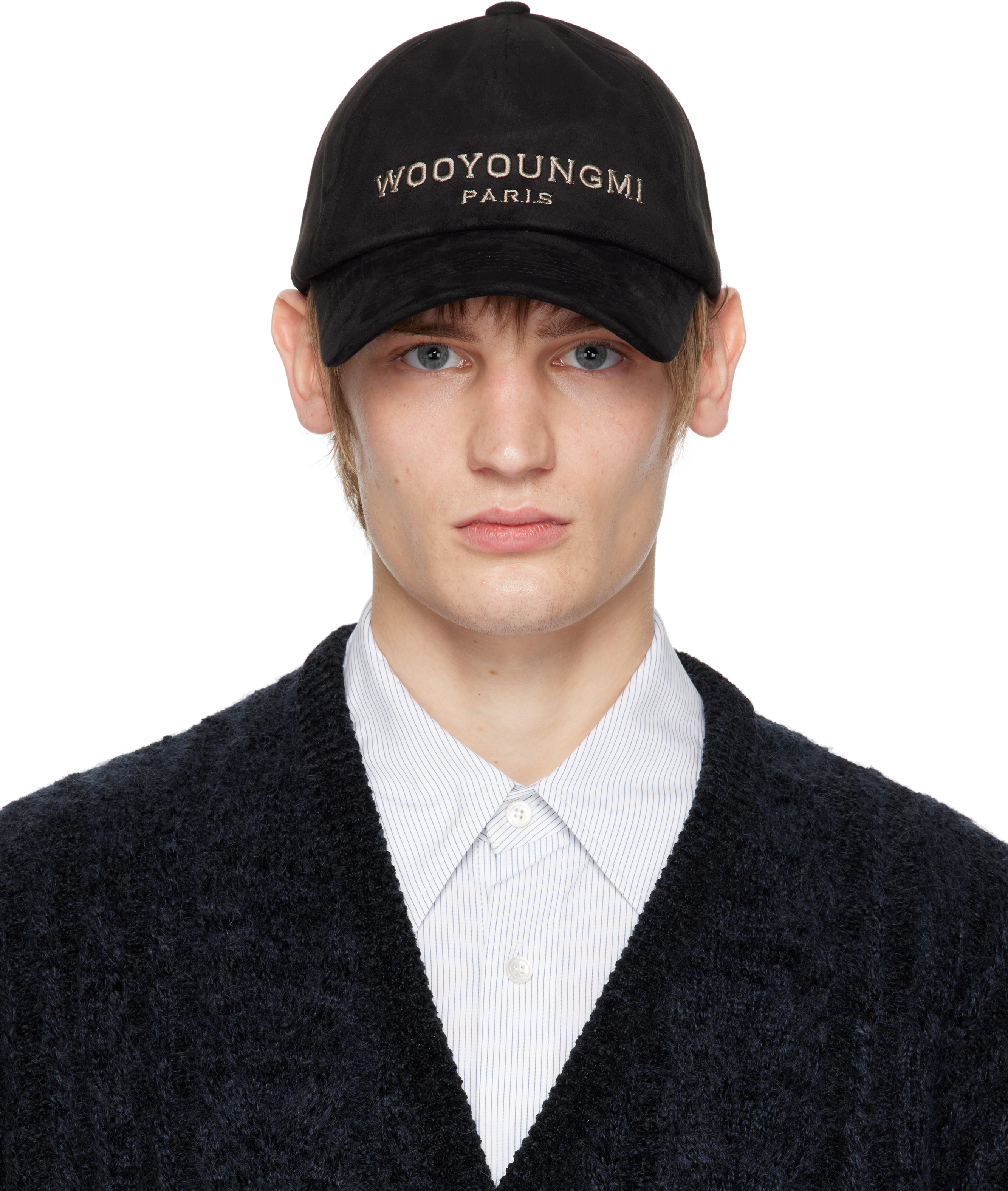 

Вышитая бейсболка WOOYOUNGMI, черный