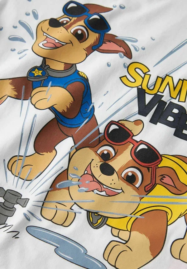 Футболка Paw Patrol Print Name It, ярко-белый — фото 3